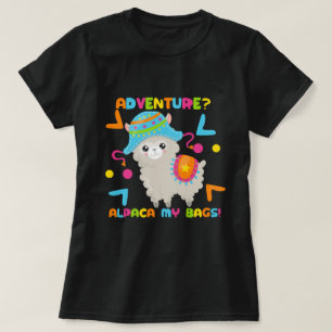 Adventure Alpaca My Bags Humour T-Shirt