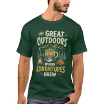 Adventure and Coffee T-Shirt