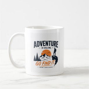 Adventure And Outdoor Explorer Design Coffee Mug