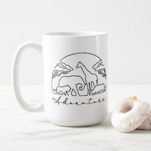 Adventure and Safari in Africa Coffee Mug