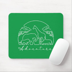 Adventure and Safari in Africa Mouse Pad
