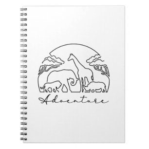 Adventure and Safari in Africa Notebook
