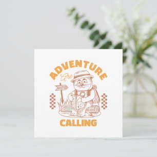 Adventure Are Calling– Vintage Cat