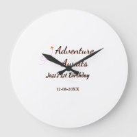 Adventure awaits 1st birthday name date planeretro