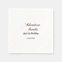Adventure awaits 1st birthday name date planeretro