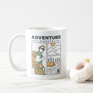 Adventure Awaits 3 Coffee Mug