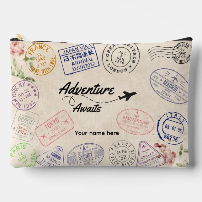 Adventure Awaits Accessory Pouch (Front)