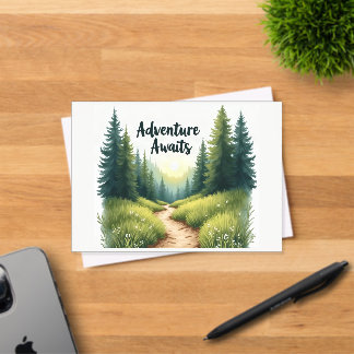 Adventure Awaits Acrylic Invitation