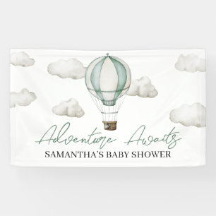 Adventure Awaits Baby Shower Banner