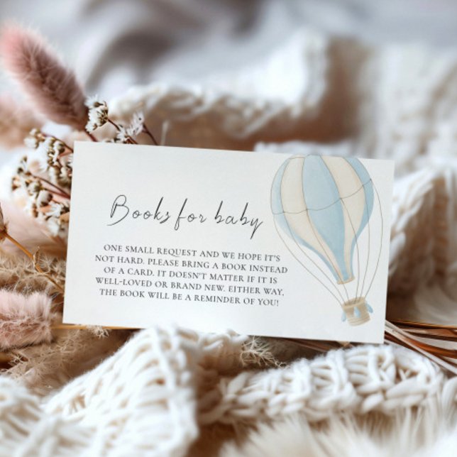Adventure Awaits Baby Shower Books for Baby Enclosure Card (Creator Uploaded)