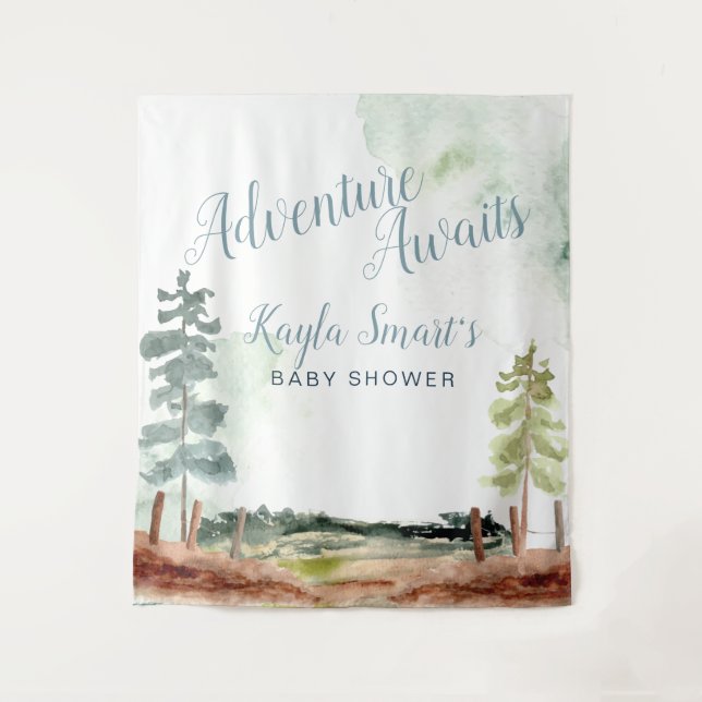 Adventure Awaits Backdrop Tapestry (Front)