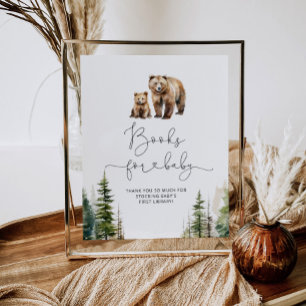 Adventure awaits bear Books for baby Poster