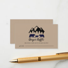 Adventure Awaits Bears Kraft Baby Diaper Raffle