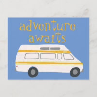 ADVENTURE AWAITS Camping Campervan RV