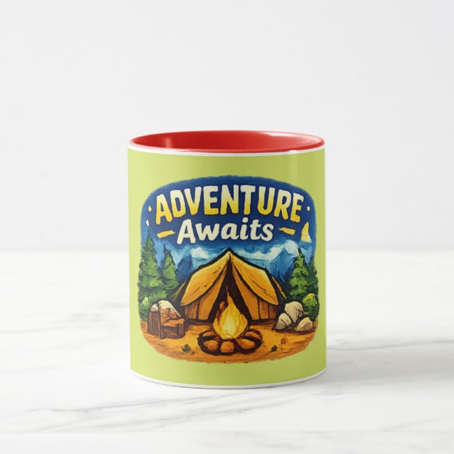 	Adventure Awaits Camping Mug (Center)