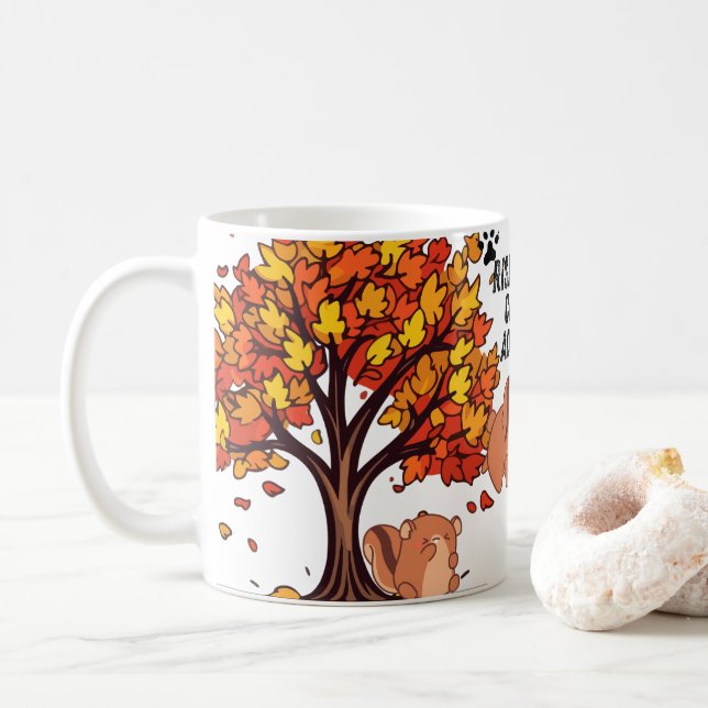 Adventure Awaits Chipmunk Mug (With Donut)