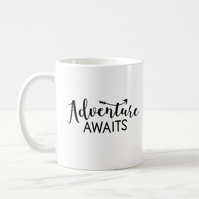 Adventure Awaits Coffee Mug (Left)