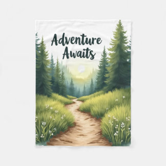 Adventure Awaits Cosy Blanket