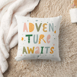 Adventure Awaits Cushion