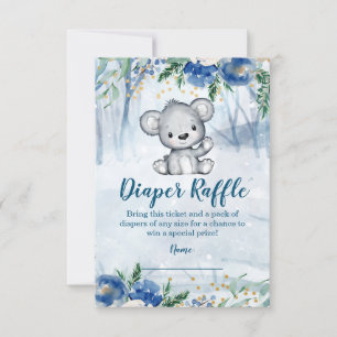 Adventure Awaits Diaper Raffle Books For Baby RSVP Card