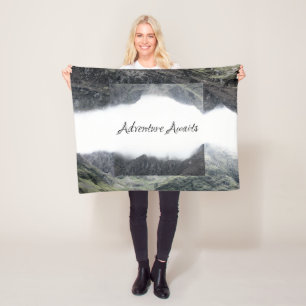 Adventure Awaits Fleece Blanket