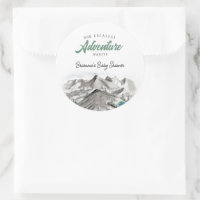 Adventure Awaits Forest Baby Shower Mountains