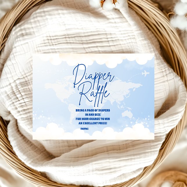 Adventure Awaits Gender Neutral Diapper Raffle Enclosure Card (Creator Uploaded)