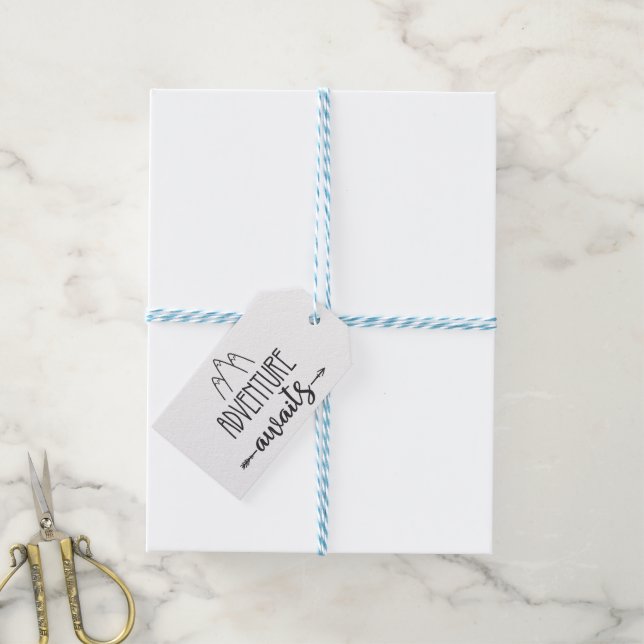 Adventure Awaits Gift Tags (With Twine)