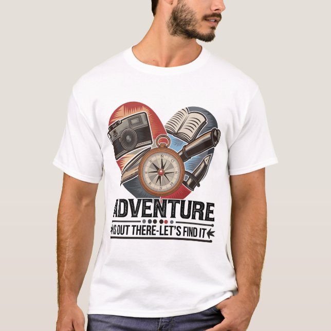 Adventure Awaits Graphic T-Shirt (Front)