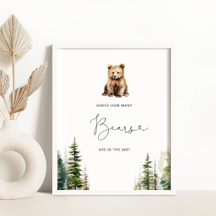 Adventure awaits guess how many bears in the jar poster