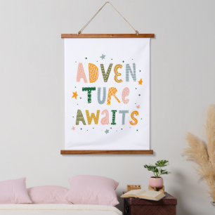 Adventure Awaits Hanging Tapestry