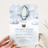 Adventure Awaits Hot Air Balloon Baby Shower