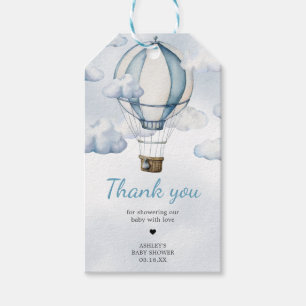 Adventure Awaits Hot Air Balloon Favour Tags