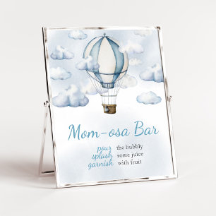 Adventure Awaits Hot Air Balloon Mum Osa Bar Poster