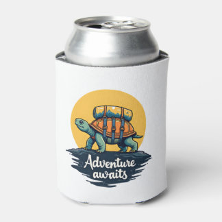 Adventure Awaits is Hiking Adventures is Outdoor A Can Cooler