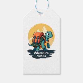 Adventure Awaits is Hiking Adventures is Outdoor A Gift Tags