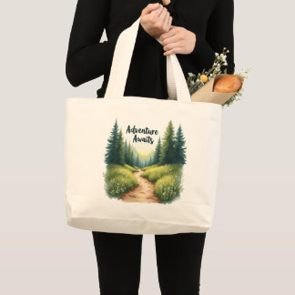 Adventure Awaits Jumbo Tote Bag