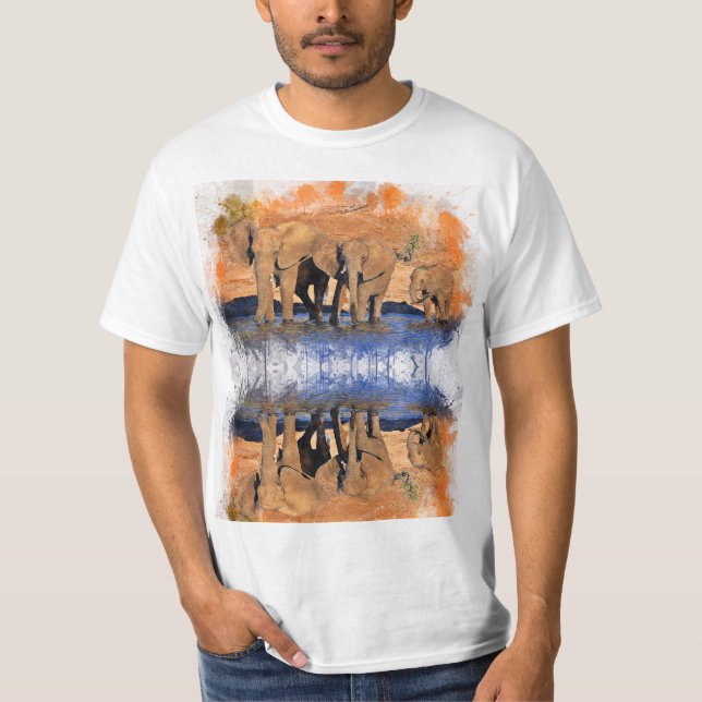 Adventure Awaits: Jungle Safari Men's T-Shirt (Front)