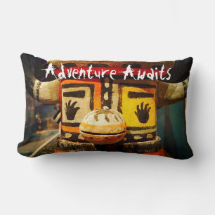 Adventure Awaits Kachina Doll Photo Cute Bold Lumbar Cushion