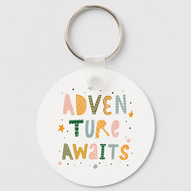 Adventure Awaits Key Ring (Front)