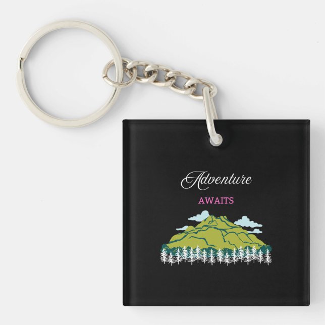 Adventure Awaits Key Ring (Front)