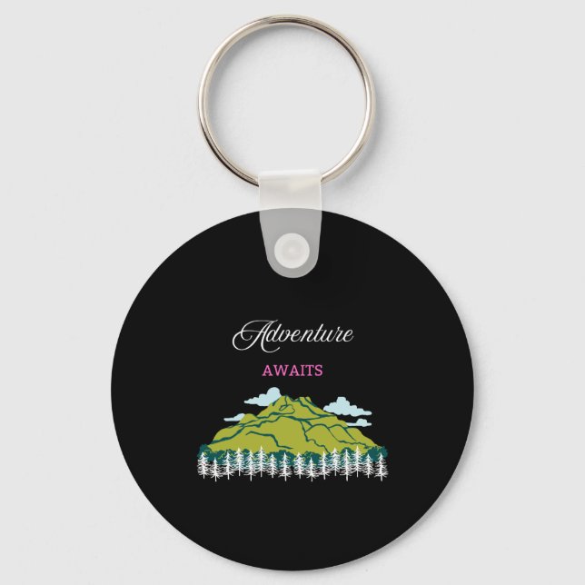 Adventure Awaits Key Ring (Front)