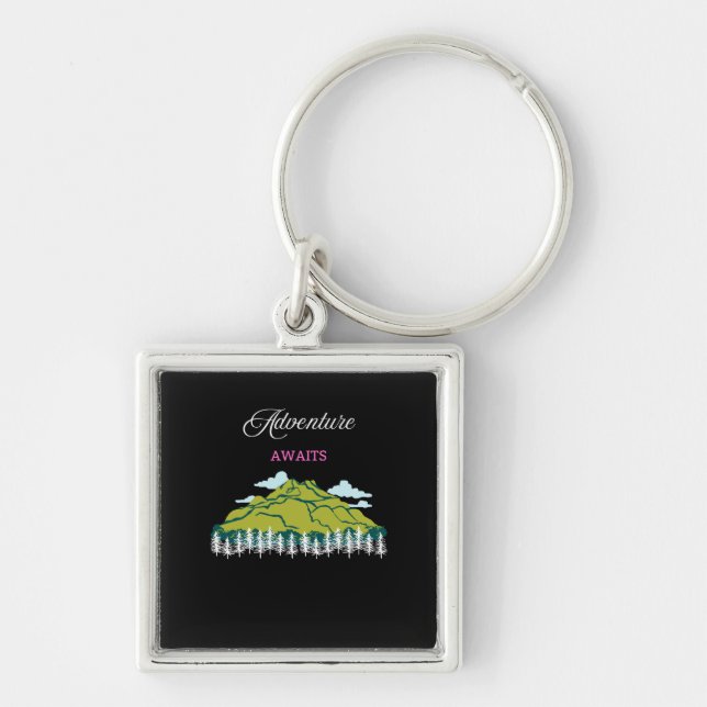 Adventure Awaits Key Ring (Front)