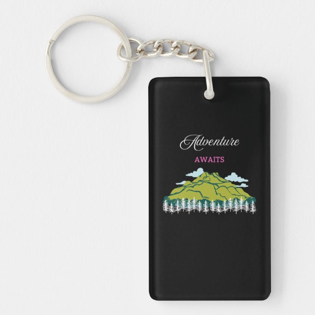 Adventure Awaits Key Ring (Front)