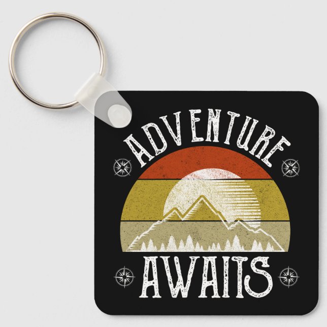Adventure Awaits Key Ring (Front)