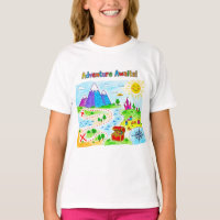 Adventure Awaits Kids Treasure Map Design