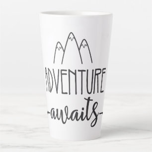 Adventure Awaits Latte Mug