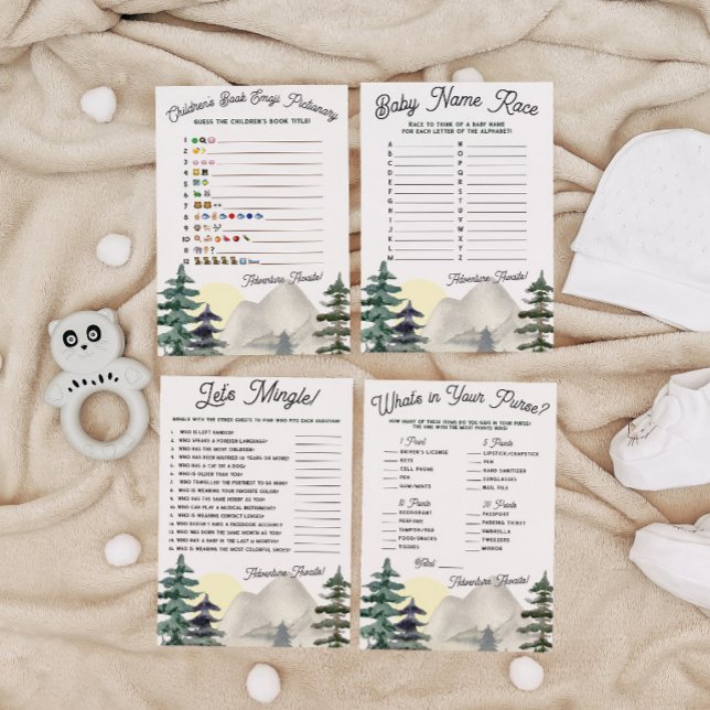Adventure Awaits! Let's Mingle! Baby Shower Game (Creator Uploaded)