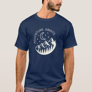 Adventure Awaits - Minimalist Travel T-Shirt