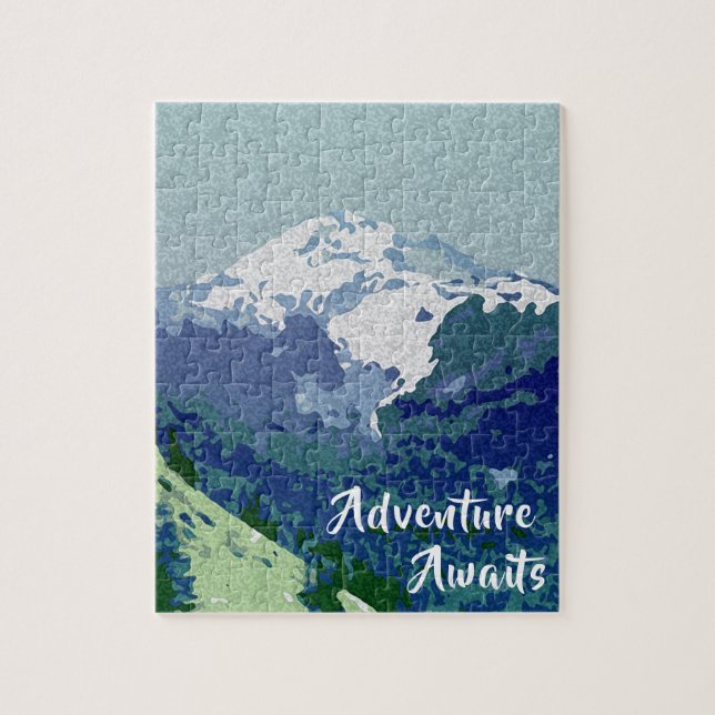 Adventure Awaits Mountain Jigsaw Puzzle (Vertical)